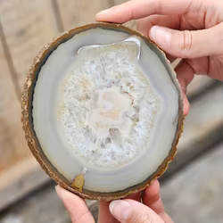 Agatskiva, stor naturlig #6