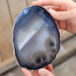 Agatskiva, stor naturlig #9