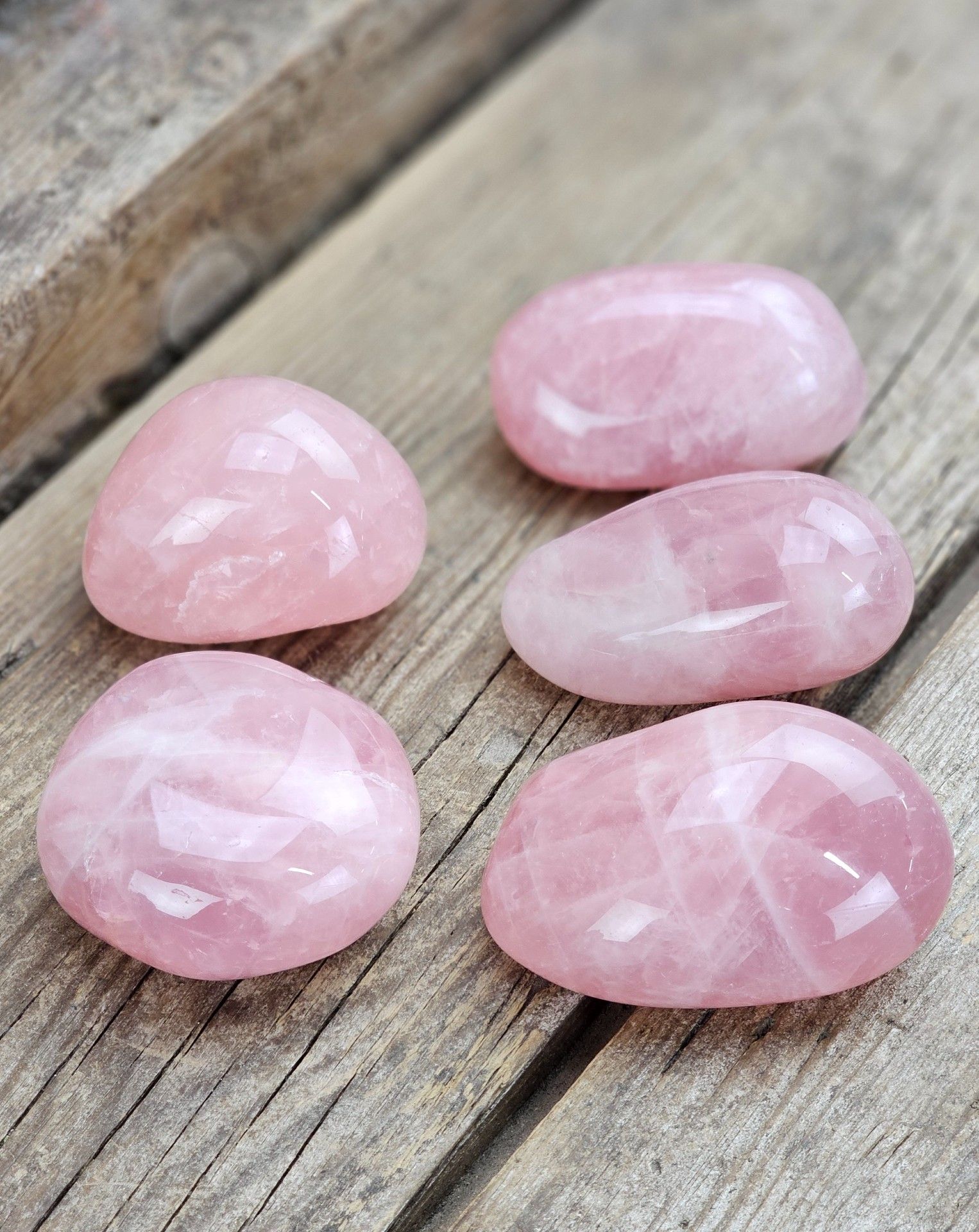 Rosenkvarts, jumbo touchstone