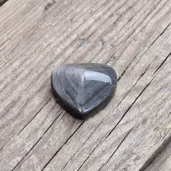 Silver Sheen Obsidian hjärta #2