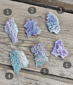 Druvagat/Grape Agat kluster #1-6