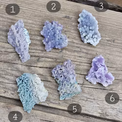 Druvagat/Grape Agat kluster #1-6