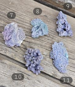Druvagat/Grape Agat kluster #7-11