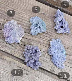 Druvagat/Grape Agat kluster #7-11