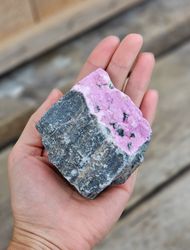 Rosa Koboltkalcit rå sten/kluster #2