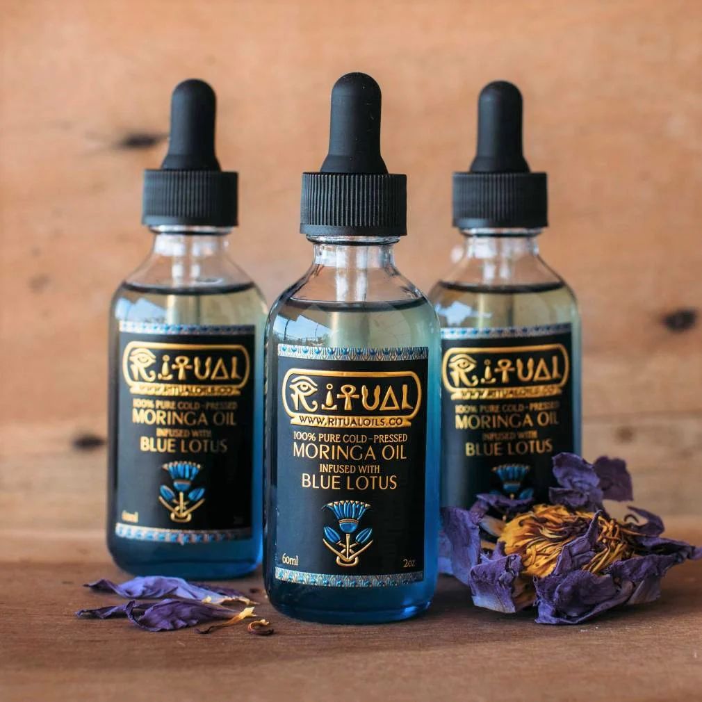 Ritual - 100% ren Blå Lotus & Moringa kallpressad ritualolja