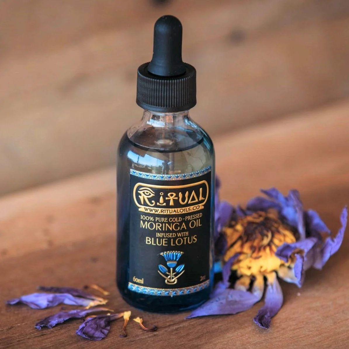Ritual - 100% ren Blå Lotus & Moringa kallpressad ritualolja