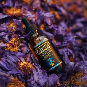 Ritual – Blå Lotus och kallpressad Moringaolja, ritualolja (60 ml) - Åter i lager!