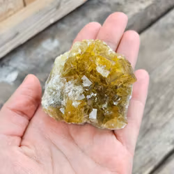 Gul Fluorit, kluster #10