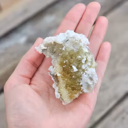 Gul Fluorit, kluster #17