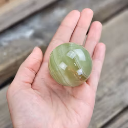 Grön Aragonit klot #15