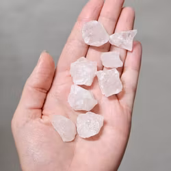 Rosenkvarts, liten/mini rå - ljusa exemplar fynd 80% 100-PACK