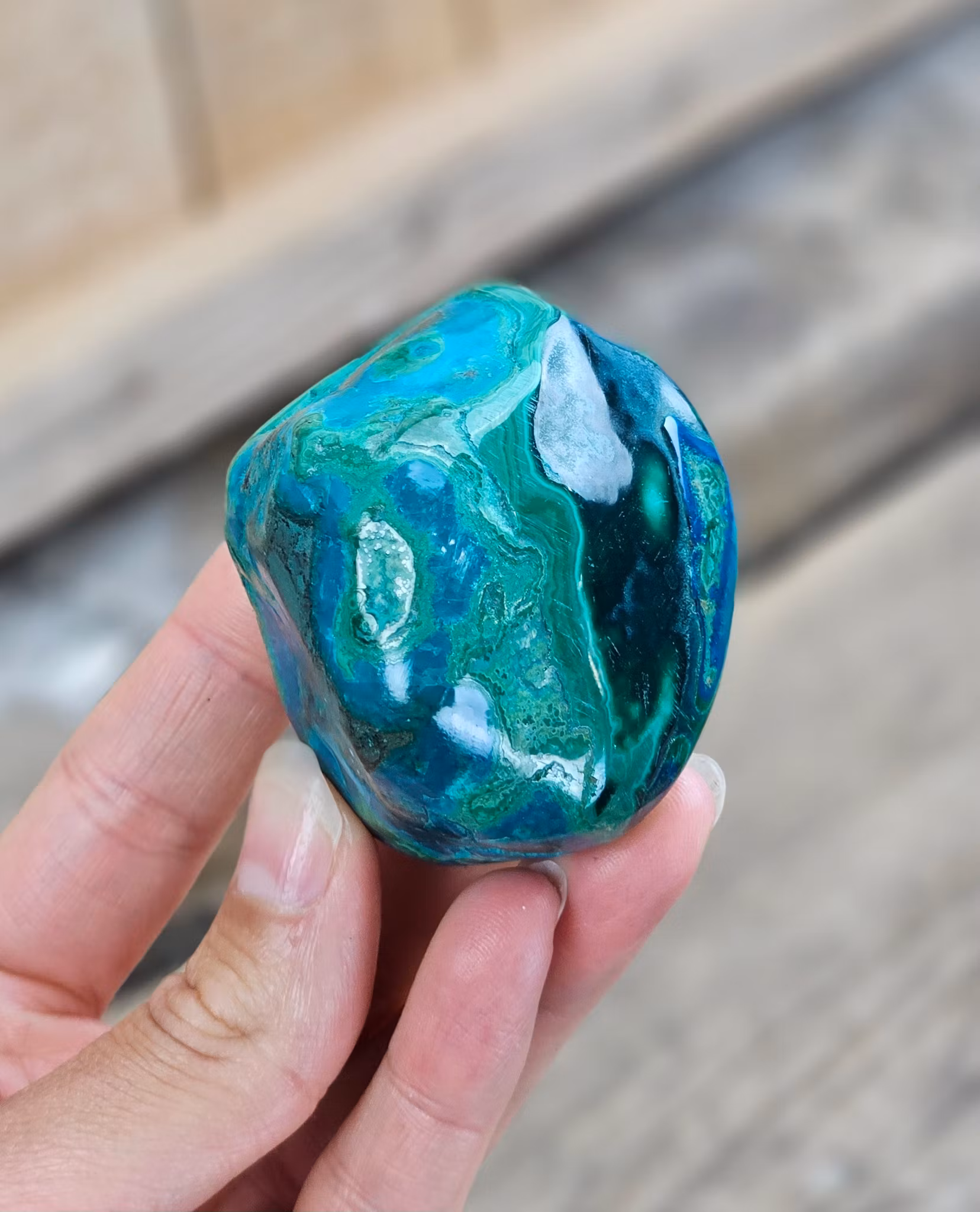 Malakolla polerad friform