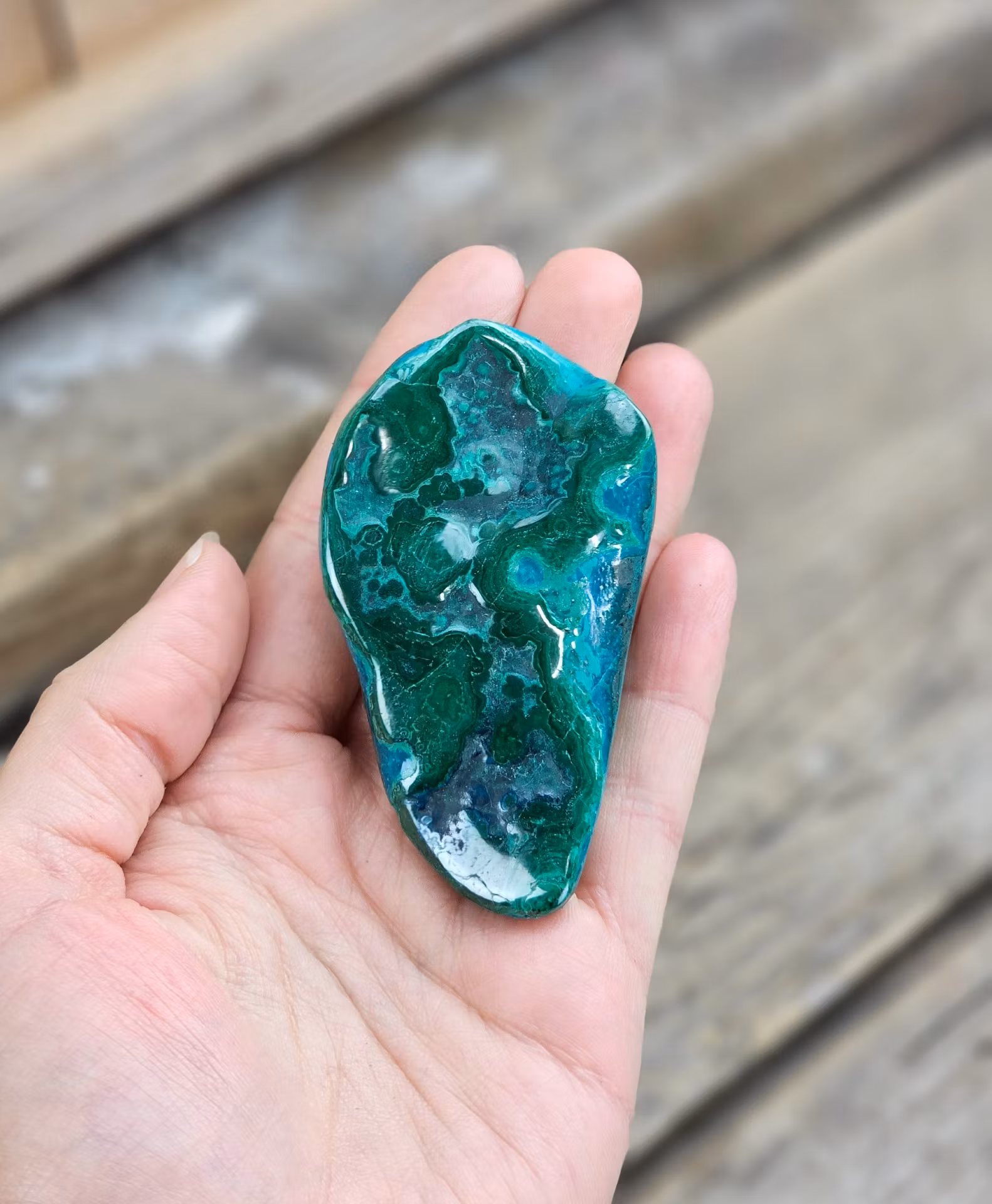 Malakolla polerad friform