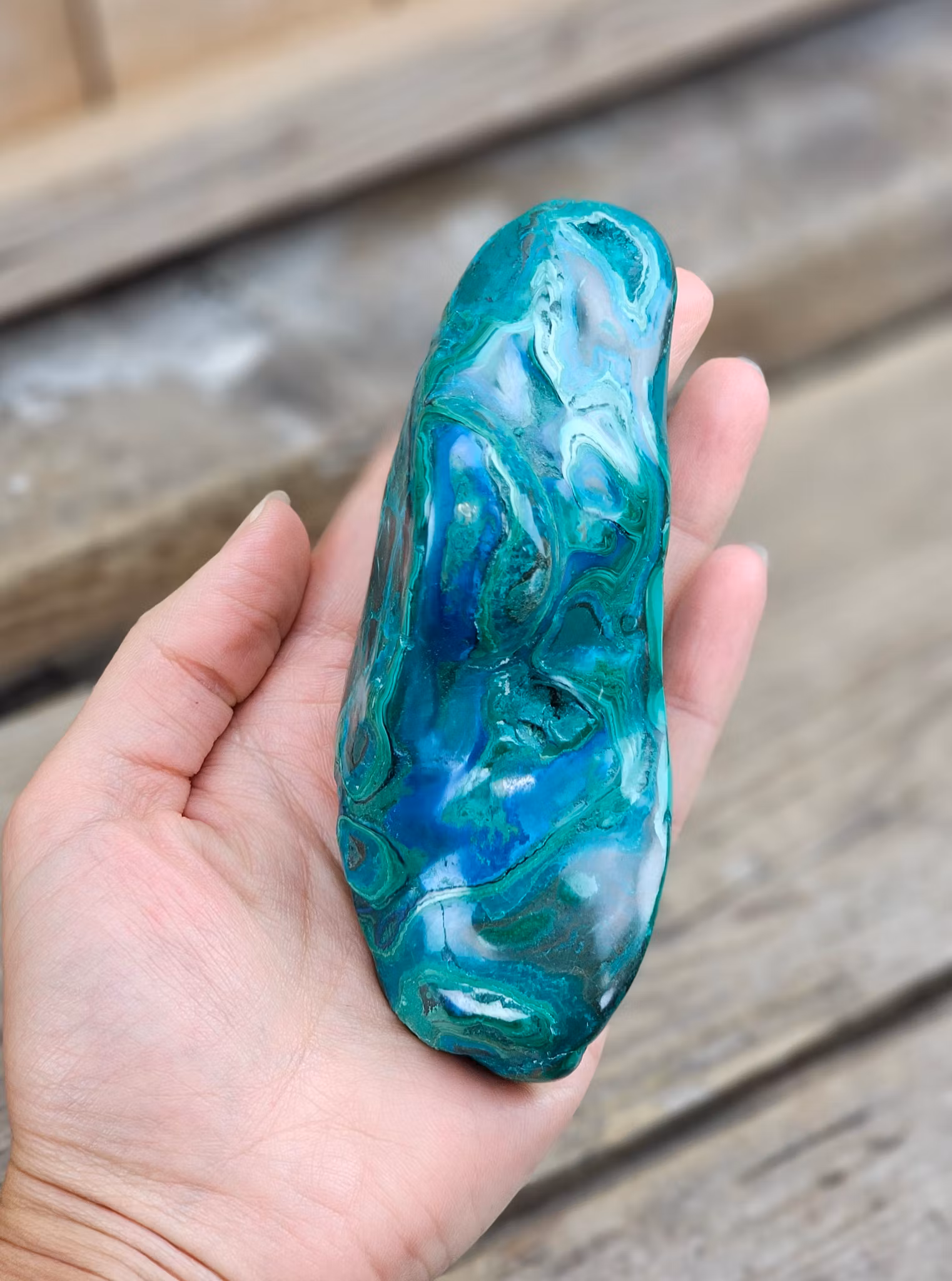 Malakolla polerad friform