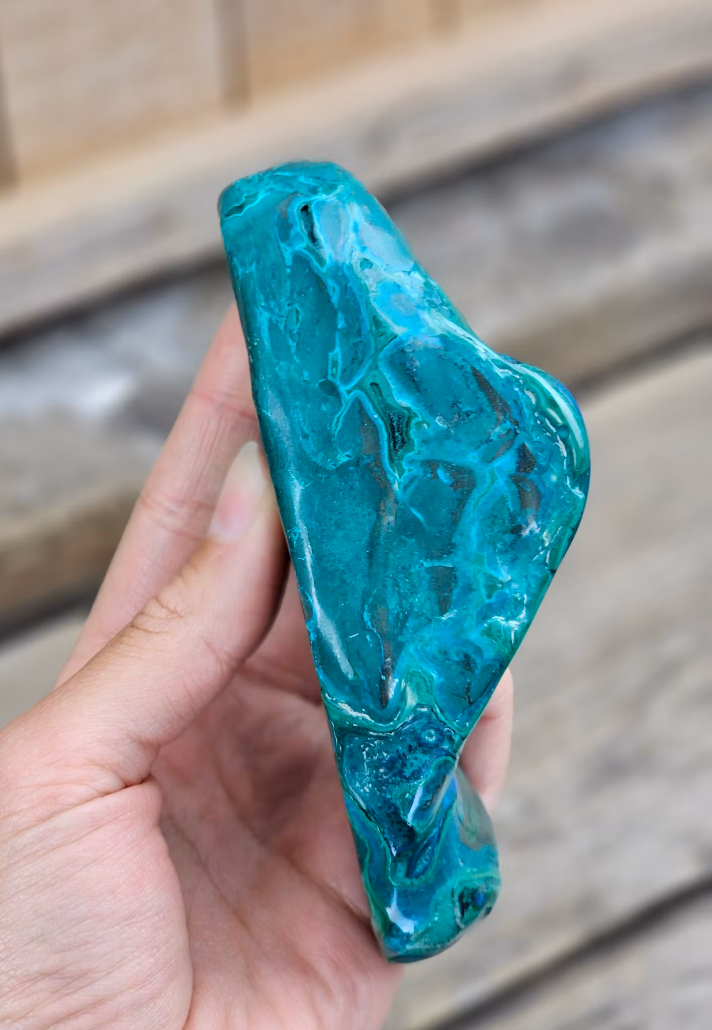 Malakolla polerad friform