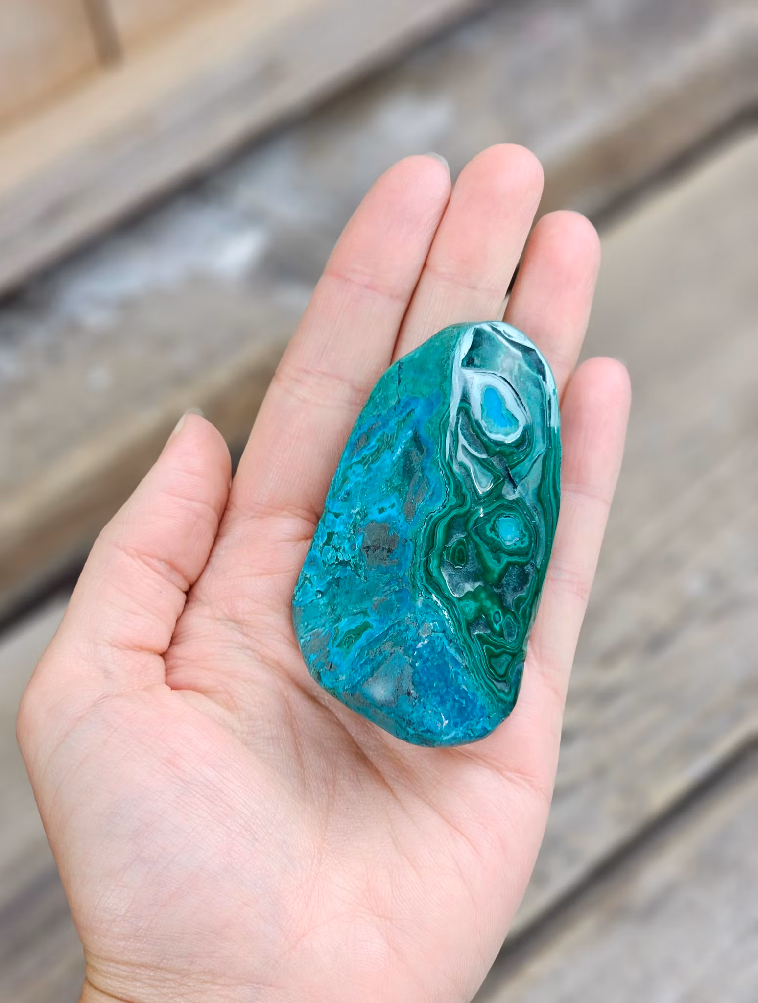 Malakolla polerad friform