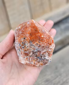 Stående spets, Orange Kalcit (Orkidé Kalcit) #1