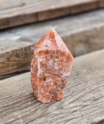 Stående spets, Orange Kalcit (Orkidé Kalcit) #2
