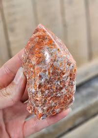 Stående spets, Orange Kalcit (Orkidé Kalcit) #2