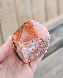 Stående spets, Orange Kalcit (Orkidé Kalcit) #5