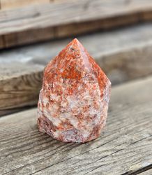 Stående spets, Orange Kalcit (Orkidé Kalcit) #7
