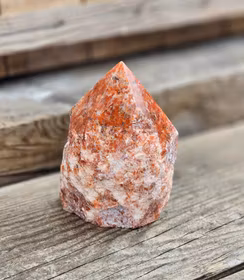 Stående spets, Orange Kalcit (Orkidé Kalcit) #7