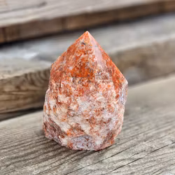 Stående spets, Orange Kalcit (Orkidé Kalcit) #7