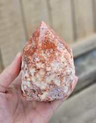Stående spets, Orange Kalcit (Orkidé Kalcit) #7