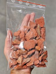 Röd Jaspis, rå -40% fynd små storpack 250 gram