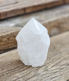 Stående spets, Bergkristall (mjölkig) #3