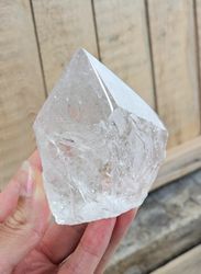 Stående spets, Bergkristall (rökig) #4