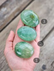 Grön Fluorit, touchstone #1-3