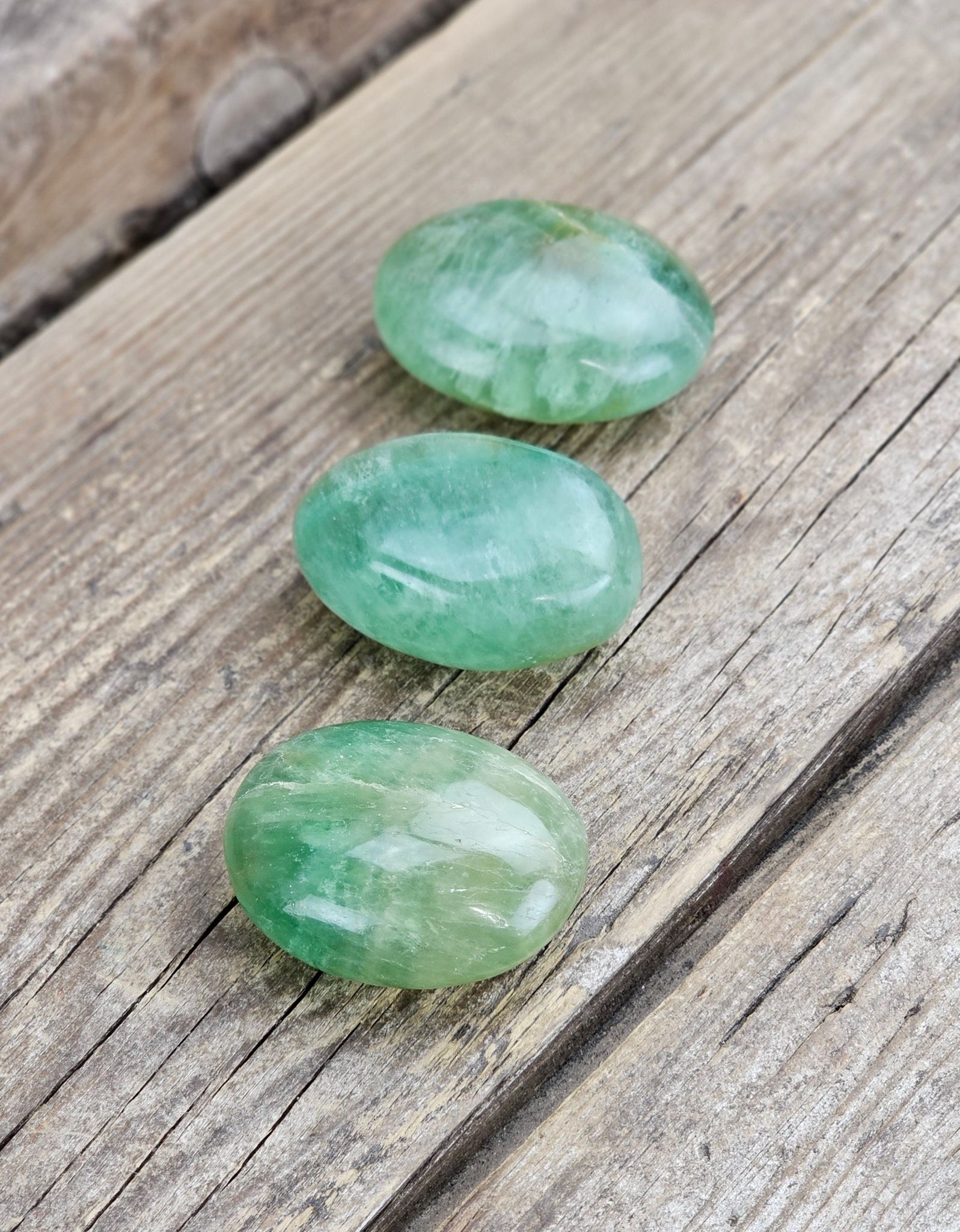 Grön Fluorit, touchstone