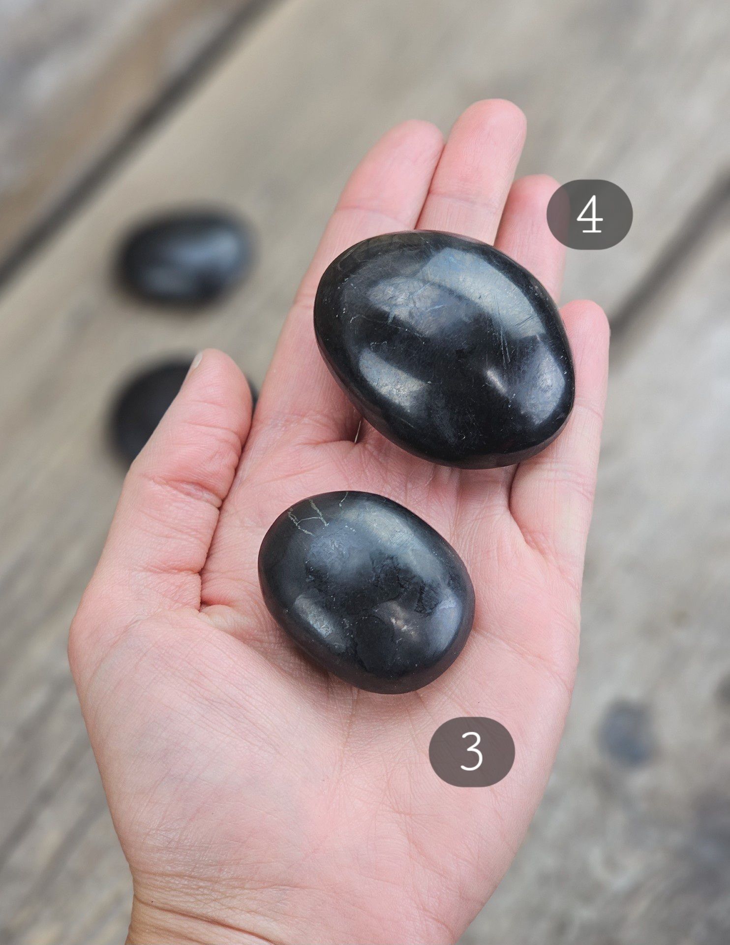 Shungit, touchstone