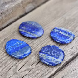 Lapis Lazuli platta, stor touchstone #1-4