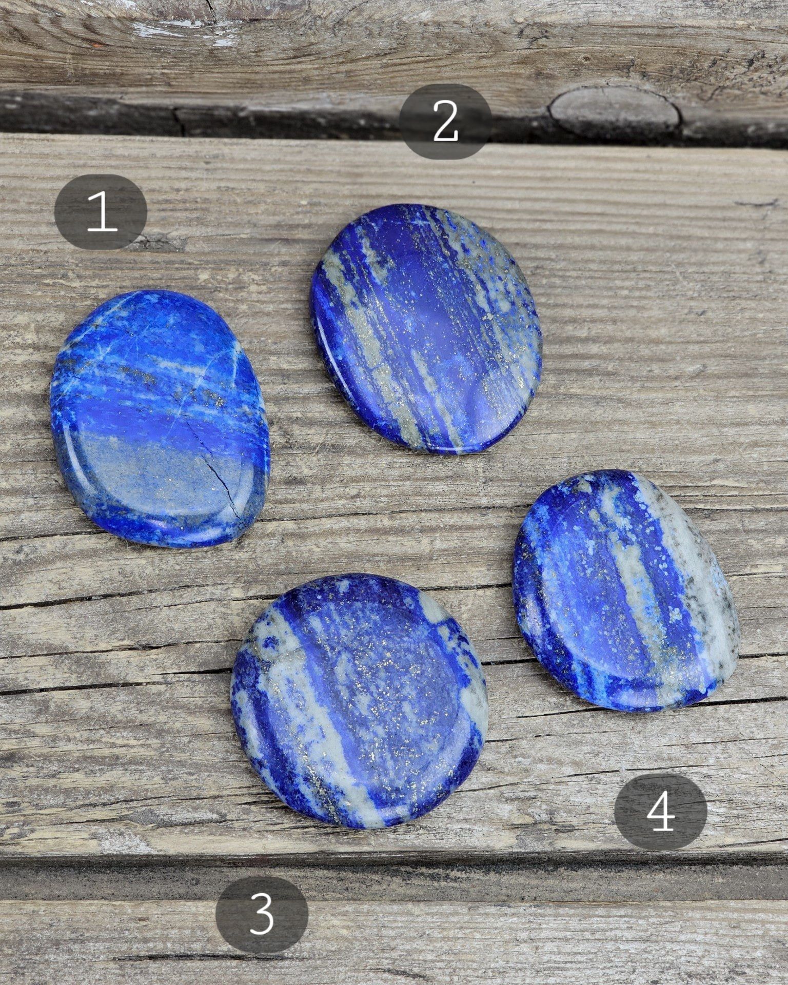 Lapis Lazuli platta, stor touchstone