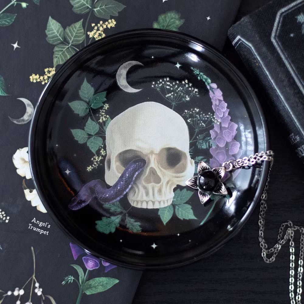 Fat i keramik, Floral Skull