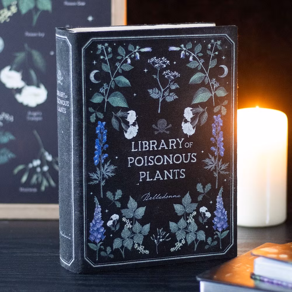 Bokformad förvaringslåda, Library of Poisonous Plants