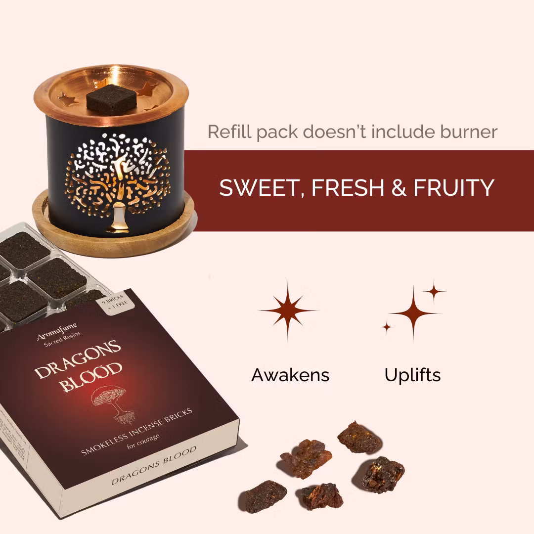 Aromafume - Dragons blood, rökelsebrickor