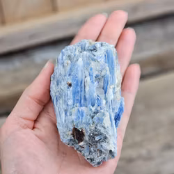 Blå Kyanit rå/kluster #8