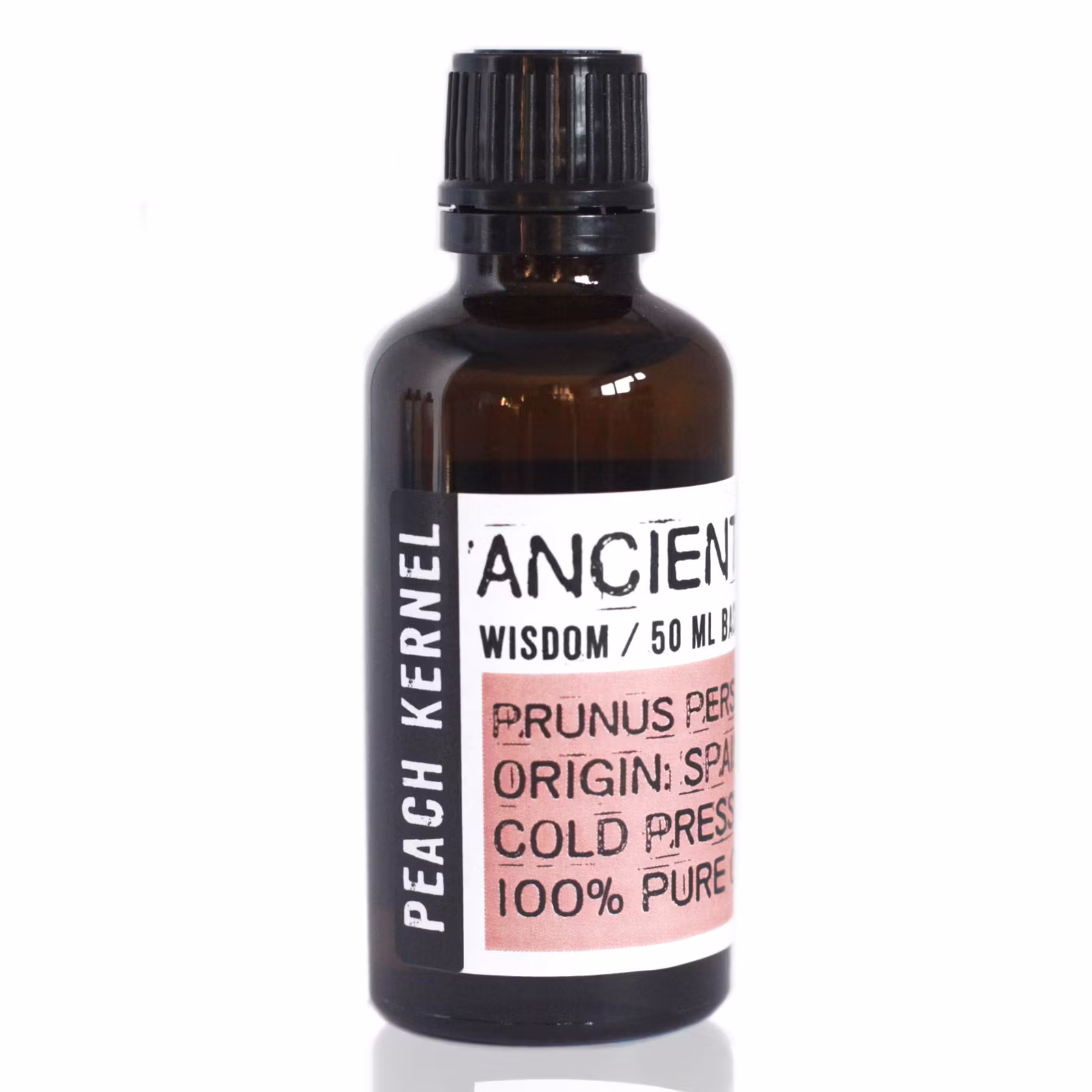 Ancient Wisdom Basolja – Peach Kernel Oil (Persikokärnolja), 100% ren (50 ml)