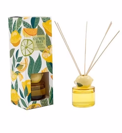 Citrus Diffuser med Citron, doftpinnar