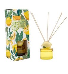 Citrus Diffuser med Citron, doftpinnar
