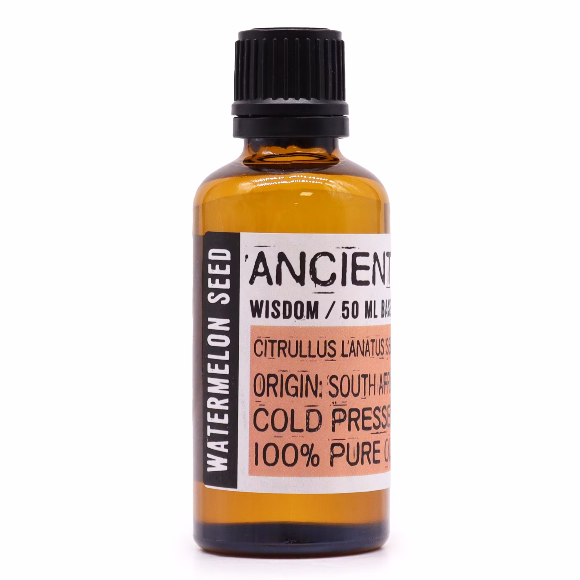 Ancient Wisdom Basolja – Watermelon Seed Oil (Vattenmelonfröolja), 100% ren (50 ml)