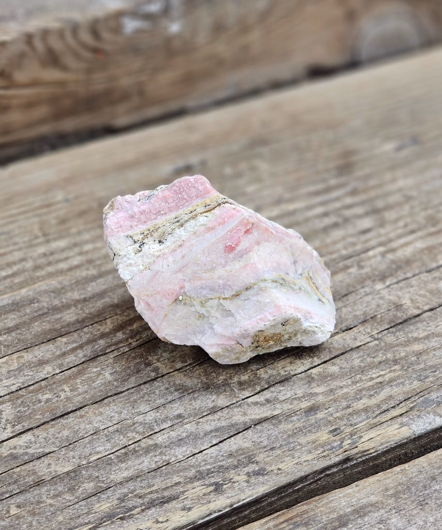Rosa Opal rå