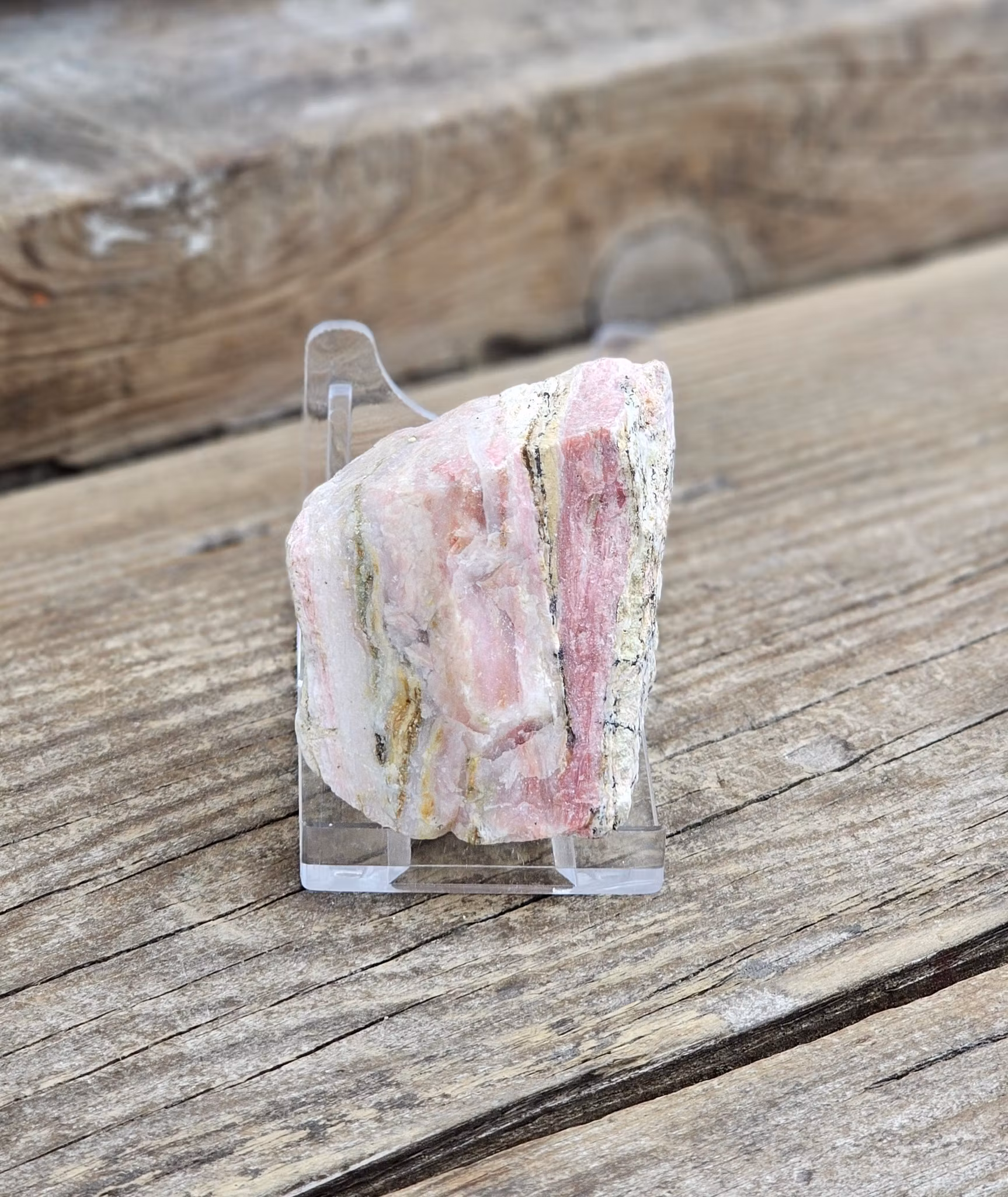 Rosa Opal rå