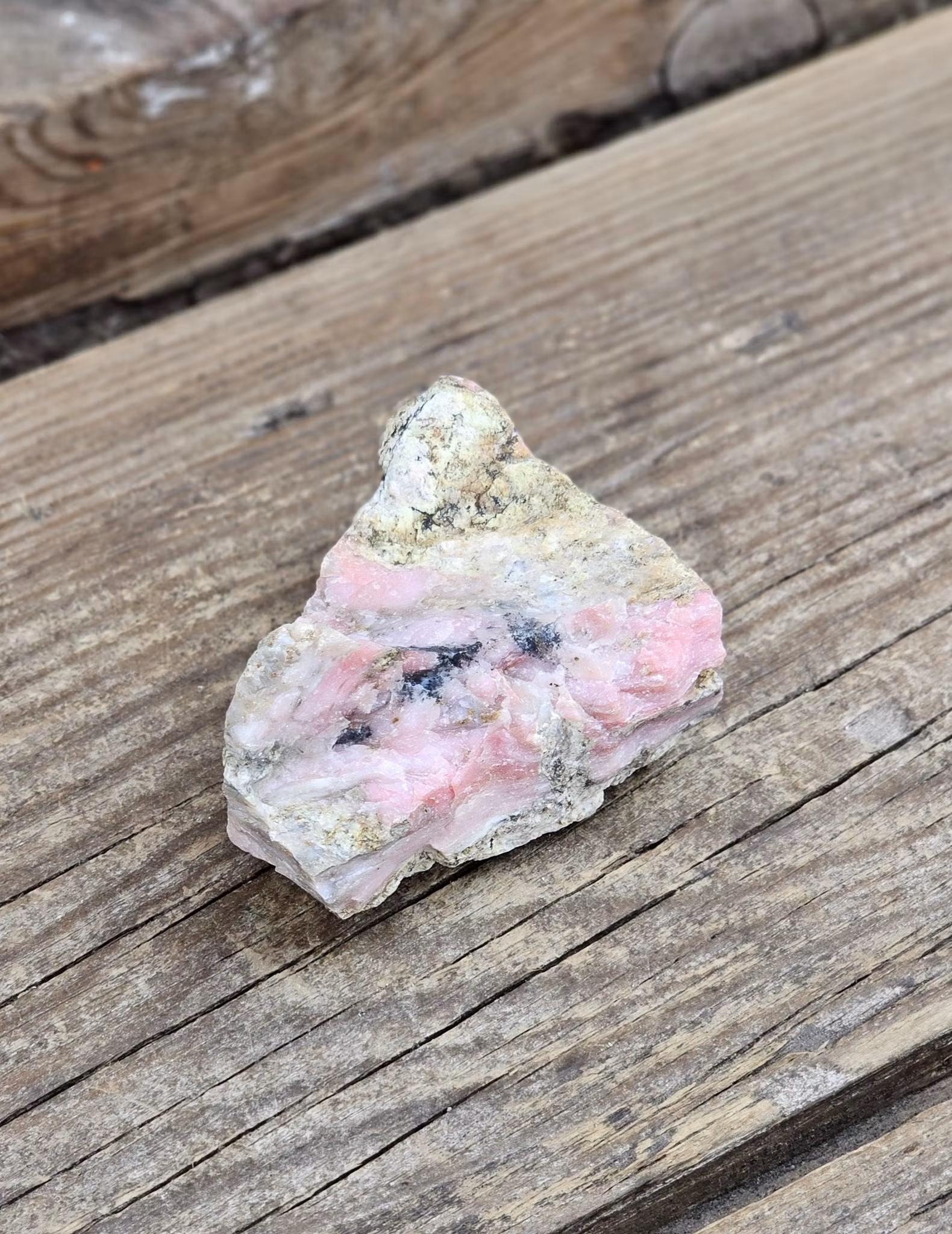 Rosa Opal rå