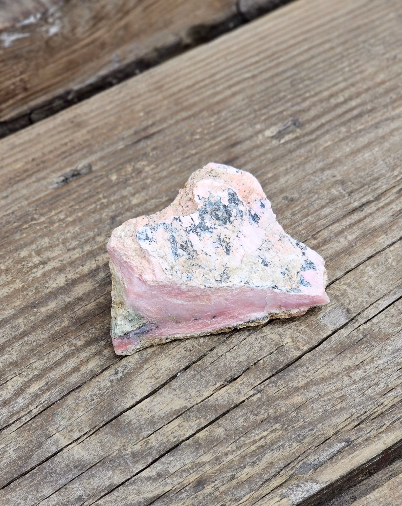 Rosa Opal rå