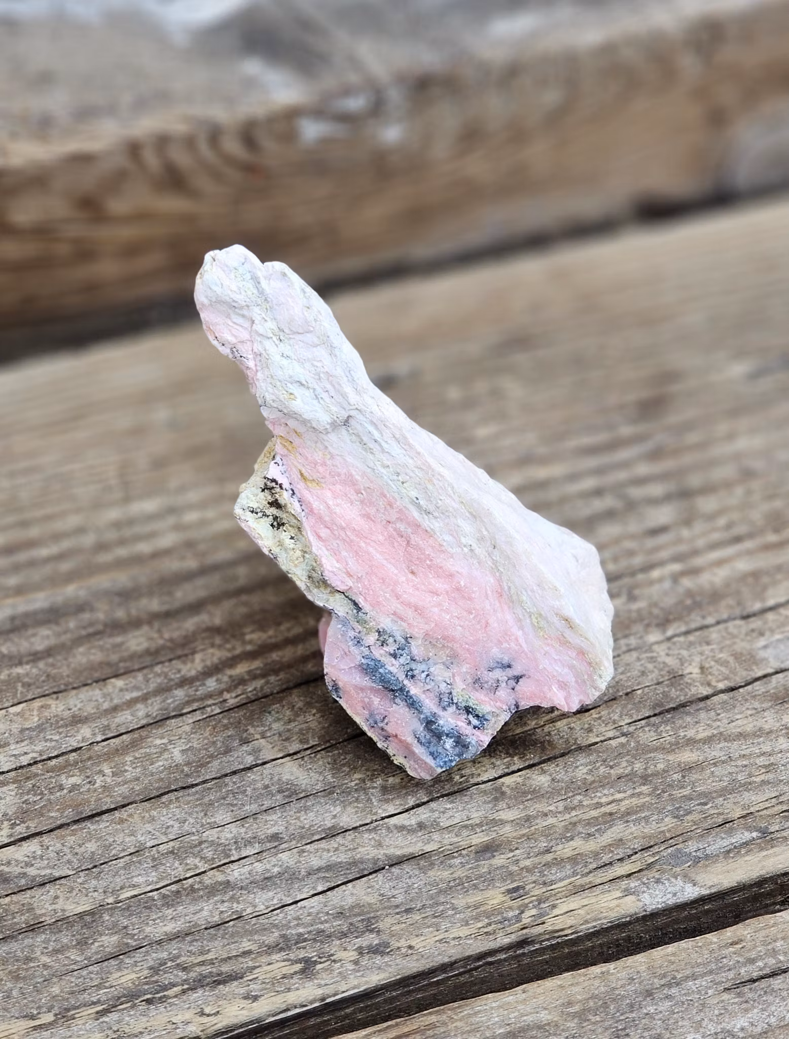 Rosa Opal rå